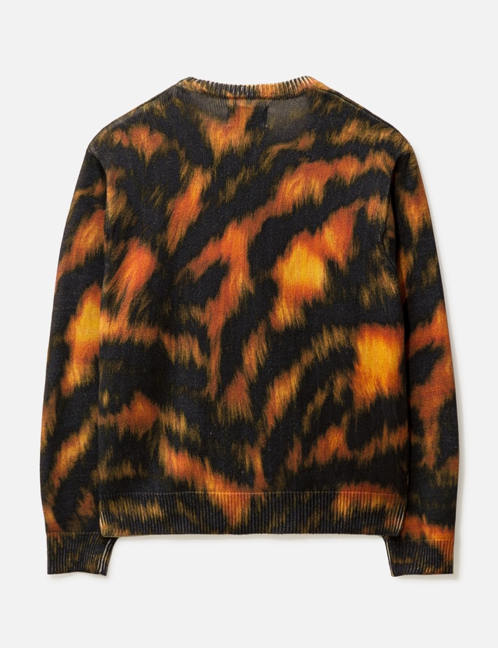 Printed Fur Sweater