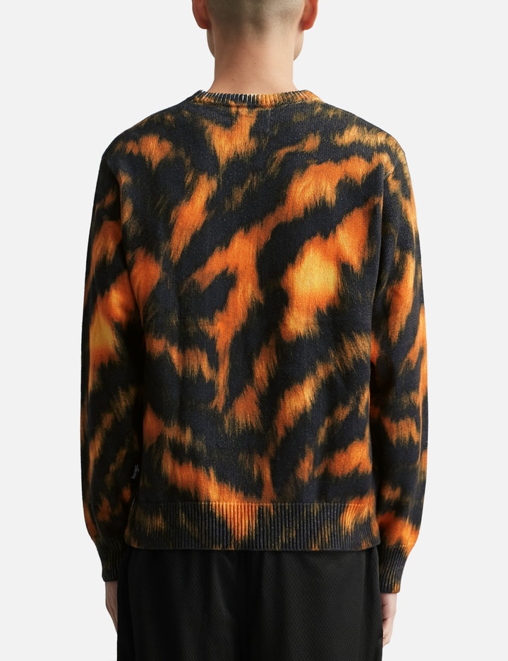 Printed Fur Sweater