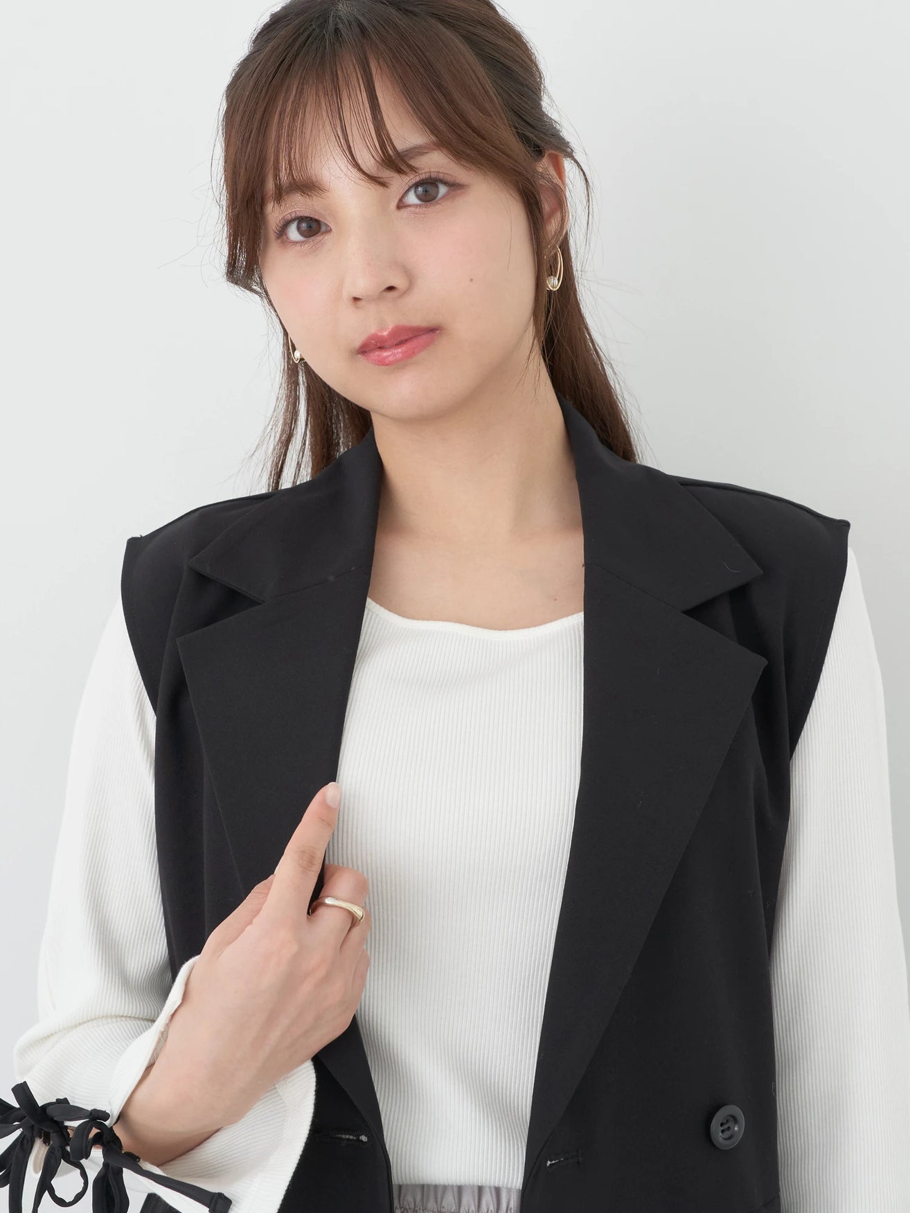 Kodachi Side Pleated Long Outer