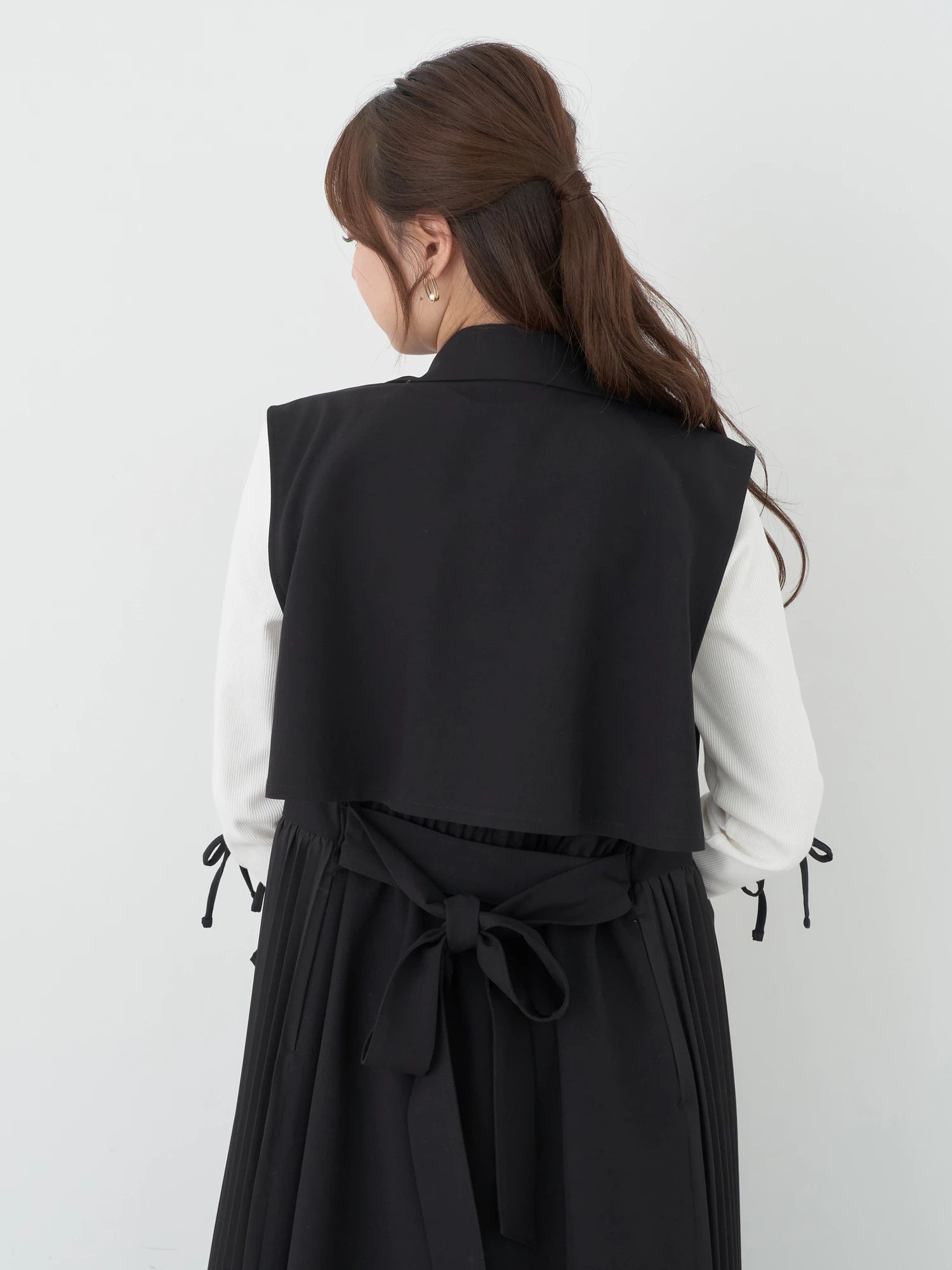 Kodachi Side Pleated Long Outer