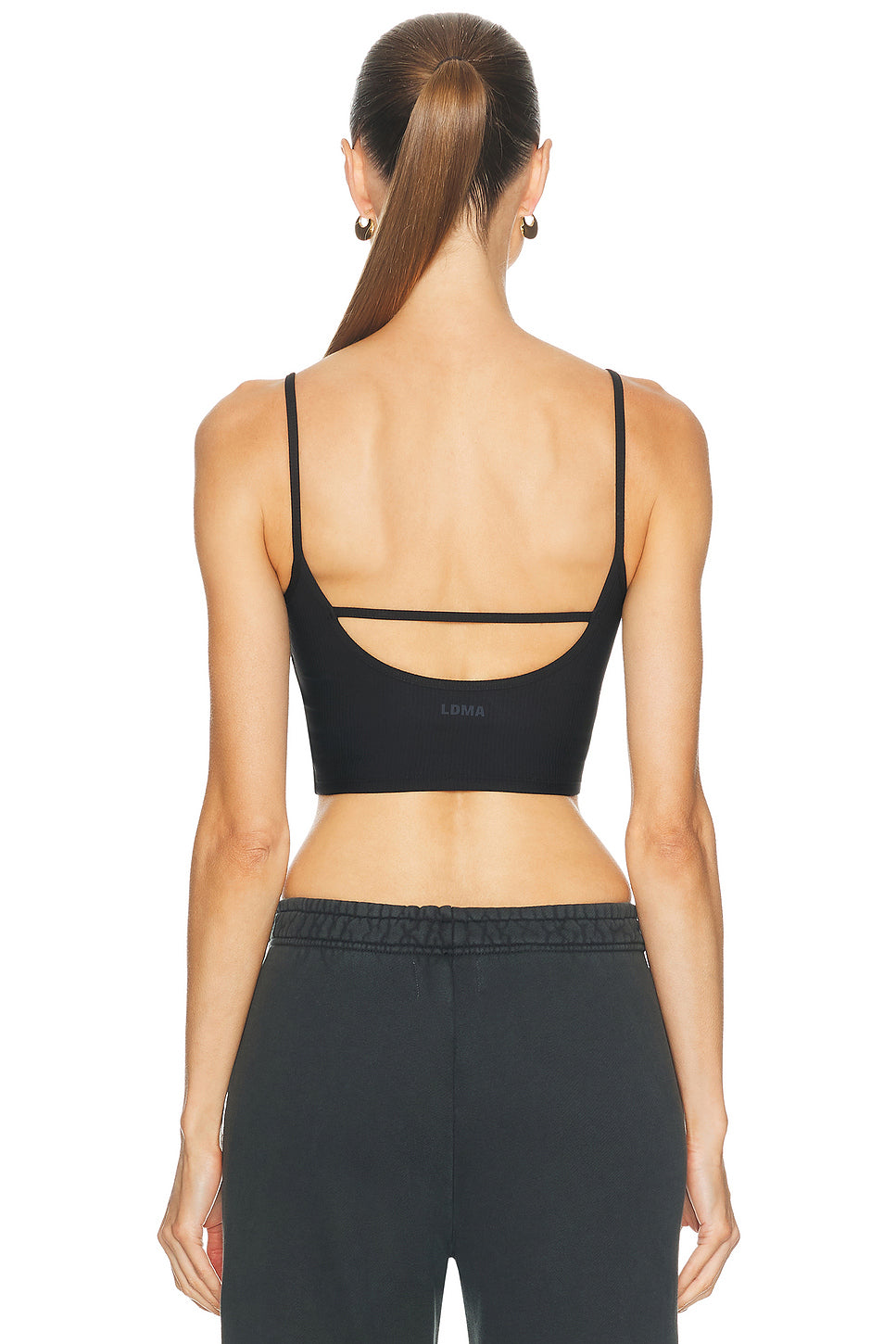 Christy Strappy Rib Long Bra Top