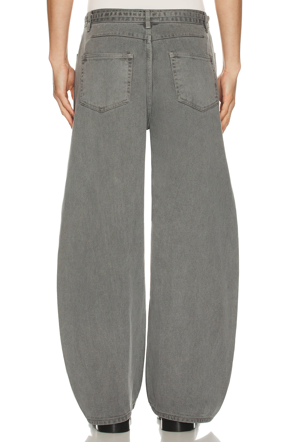 Garment Dyed Curved Jeans