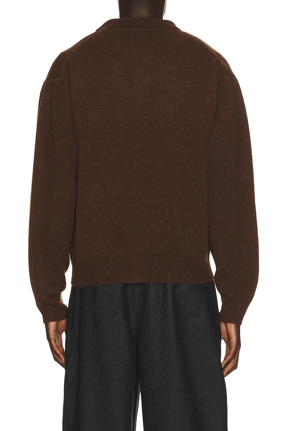 Alpaca Blend Shirt Cardigan