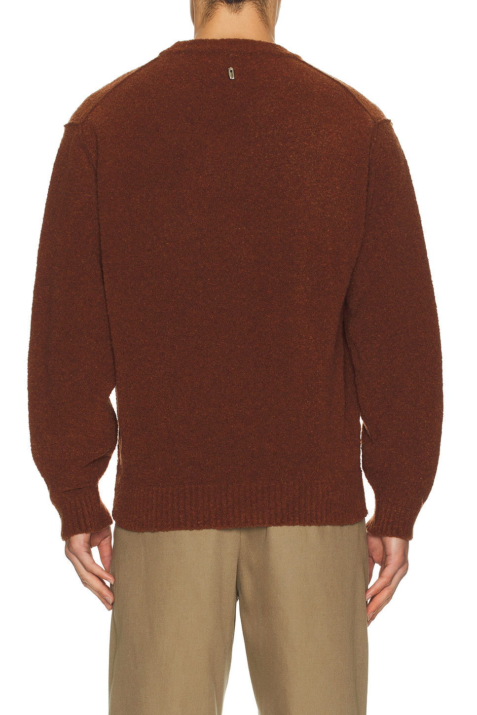 Boucle Reverse Seam Pullover