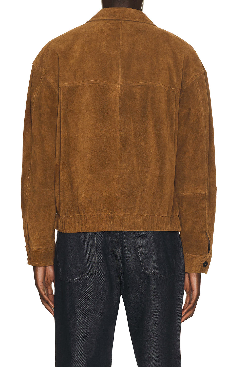 Cow Suede Zip Blouson