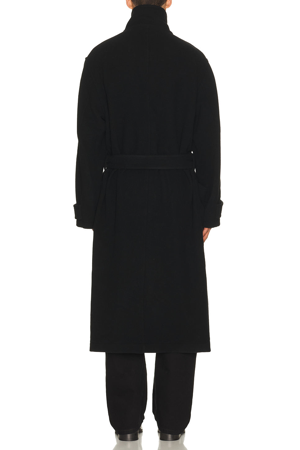 Double Wool Wrap Coat