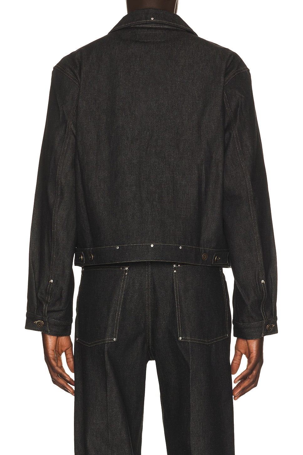 France製 Christophe Lemaire TruckerJacket Trucker Jacket With Studs