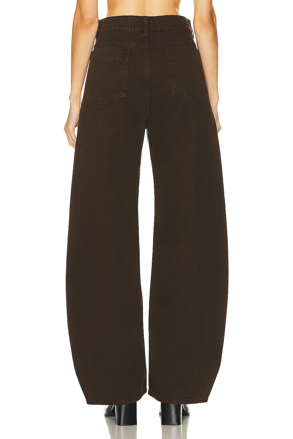 High Waisted Curved Pant
