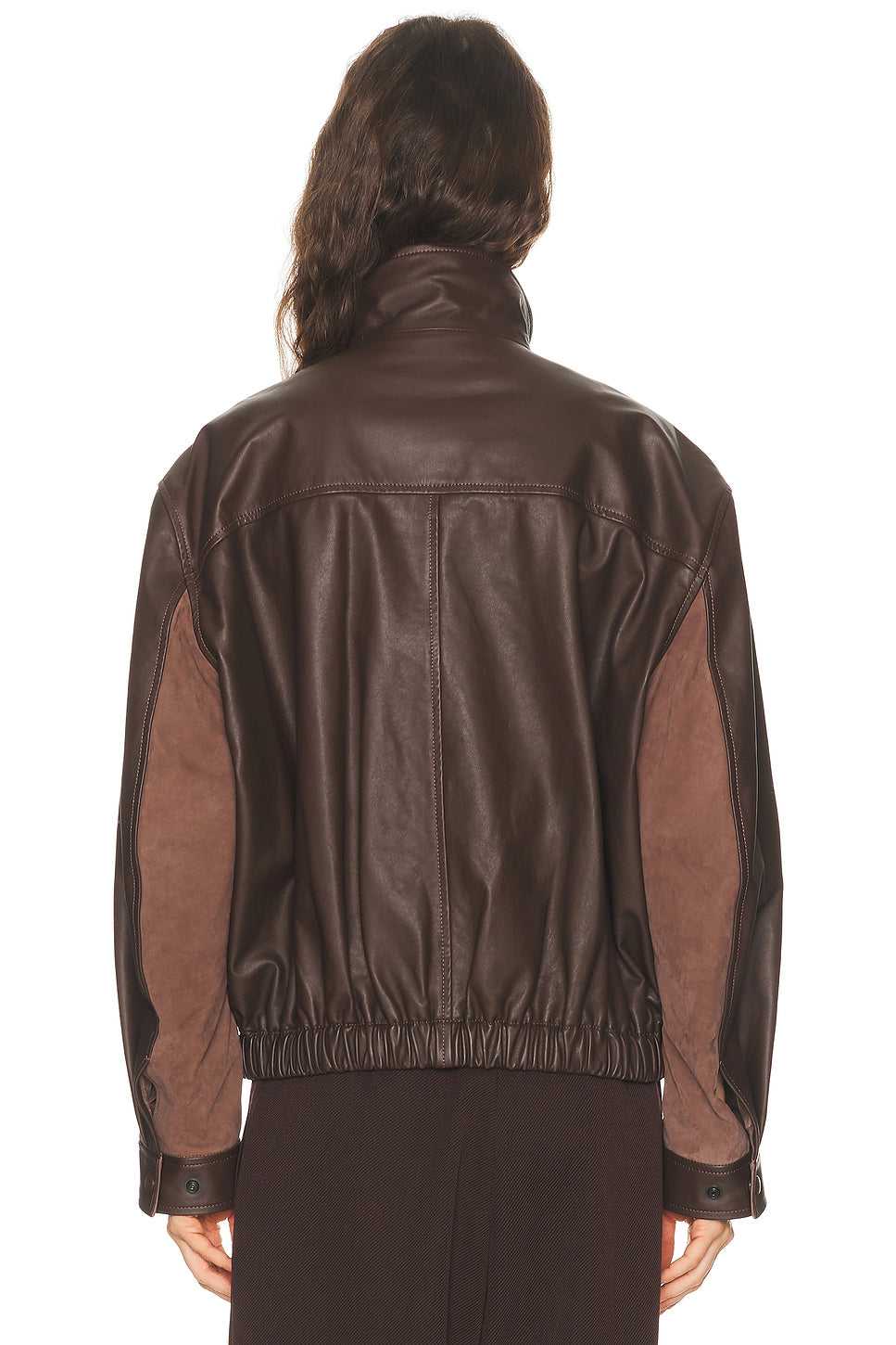 Soft Leather Blouson Jacket