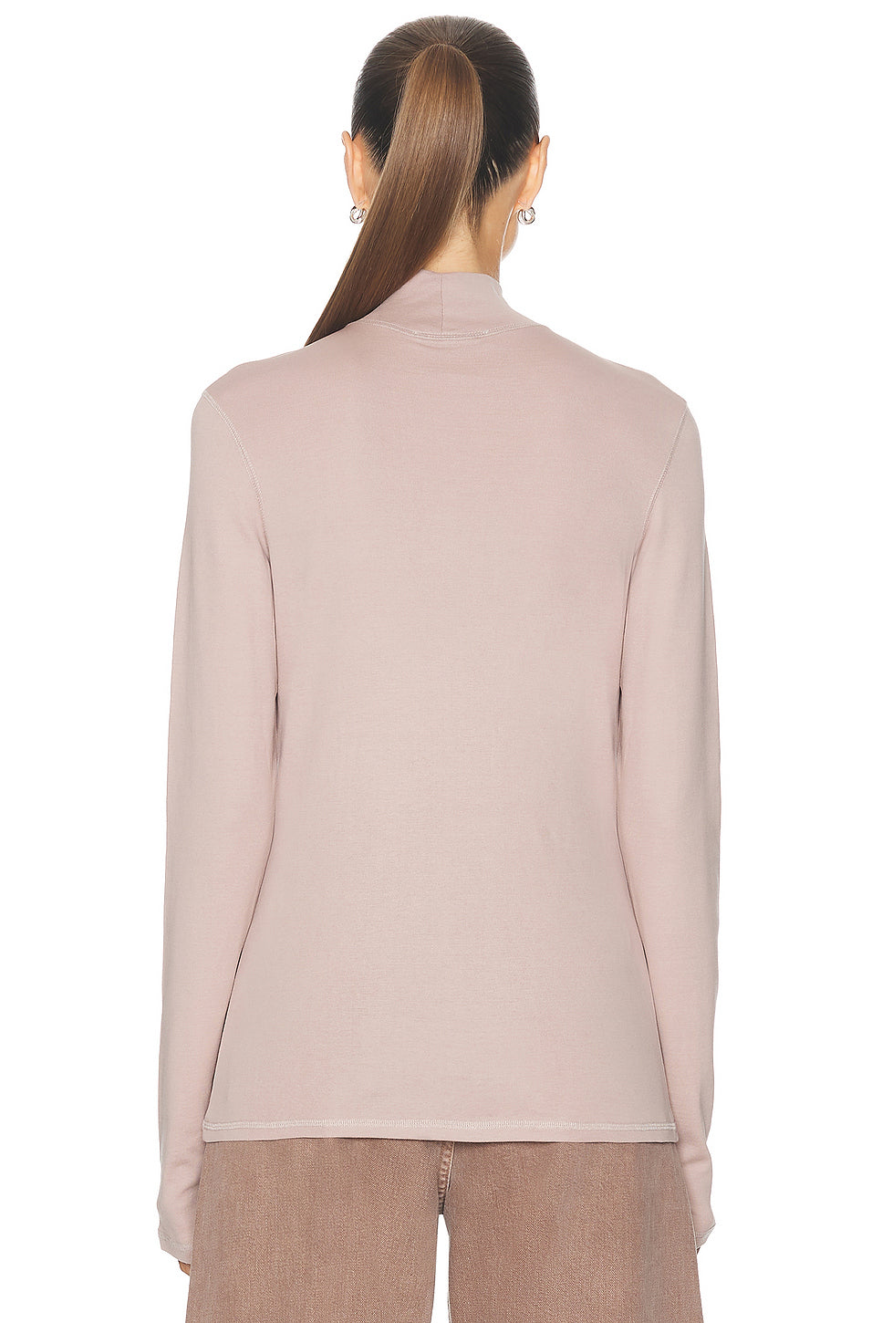 Rib Turtleneck Top