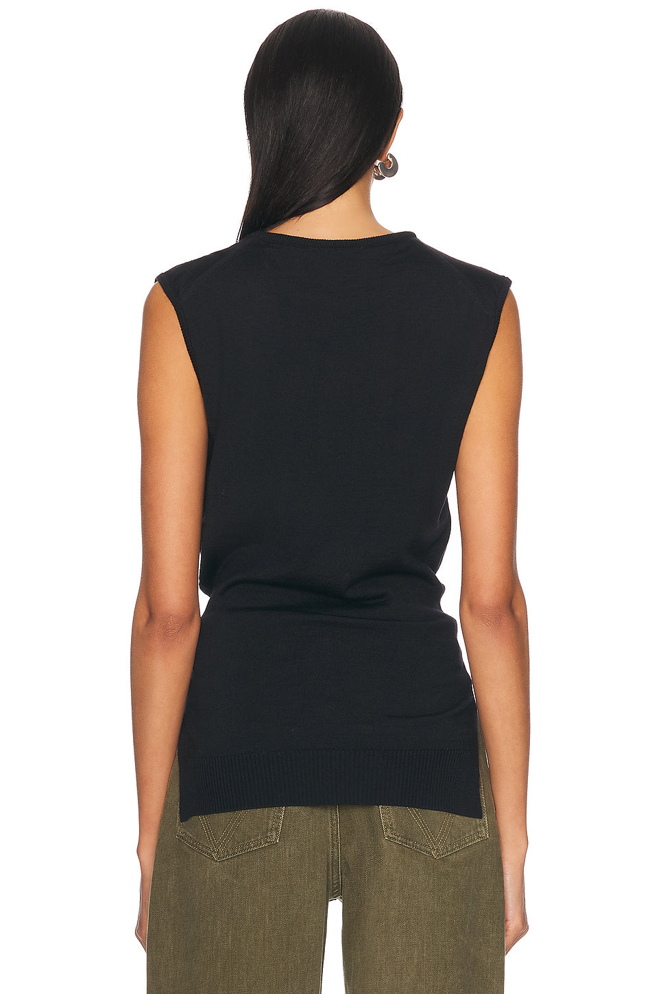 Trompe L'oeil Sleeveless Top