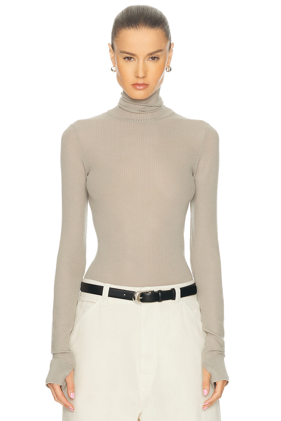 Seamless High Neck Top