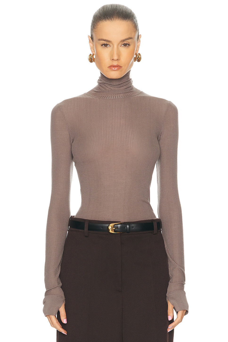 Seamless High Neck Top