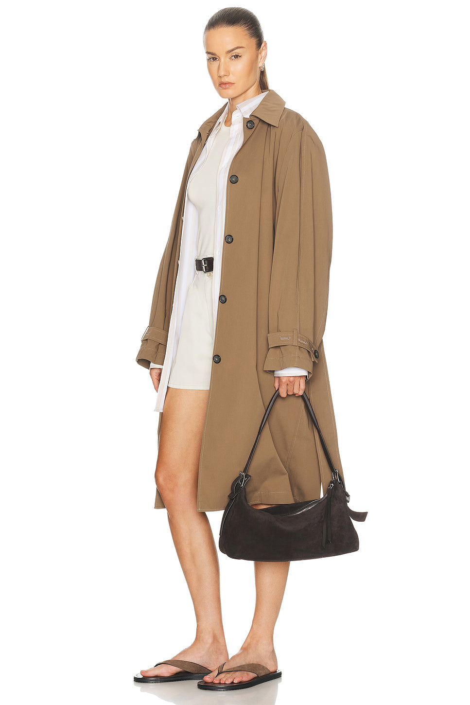 Belted Baguette Bag