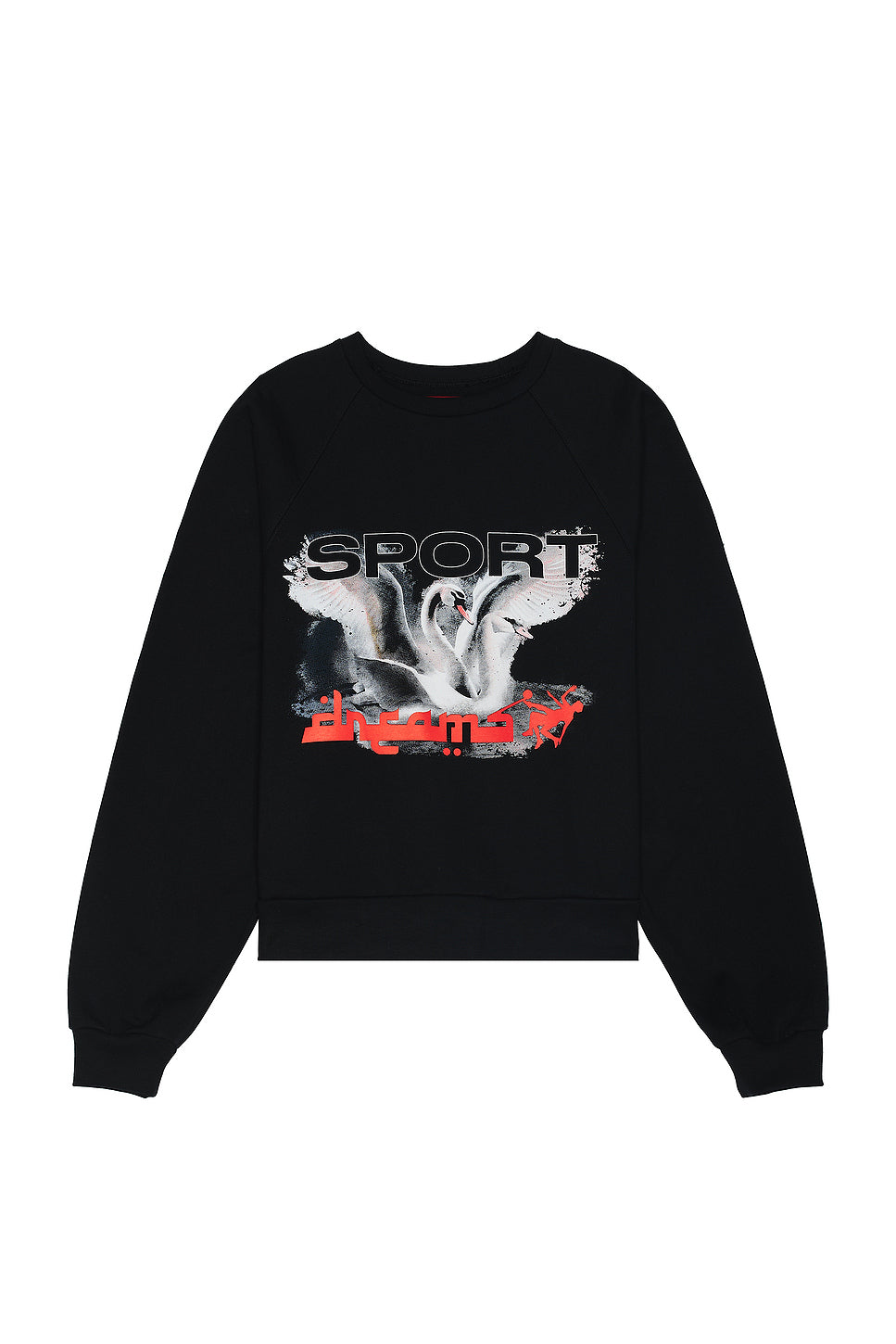 Mens Swans Sweatshirt Knit