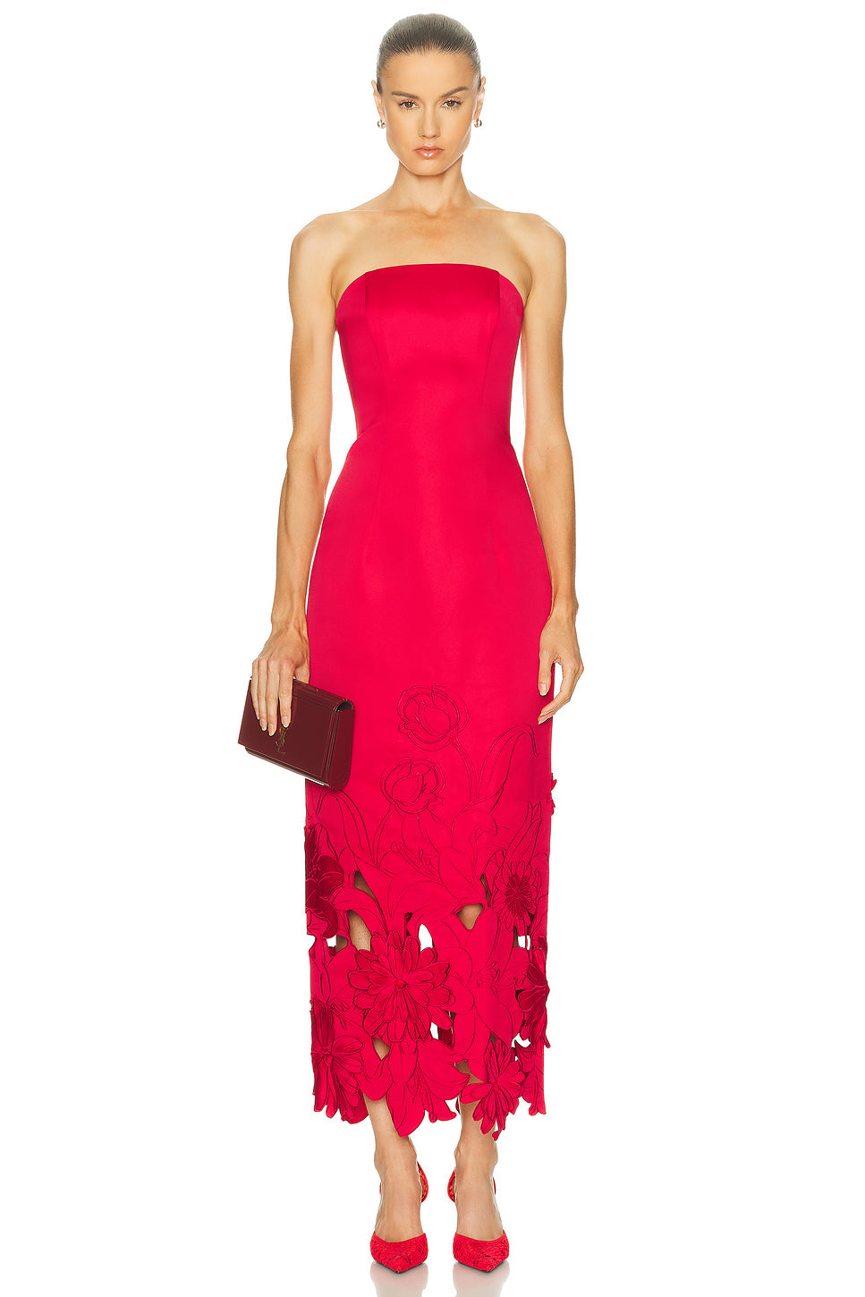 Zayna Applique Bustier Maxi Dress