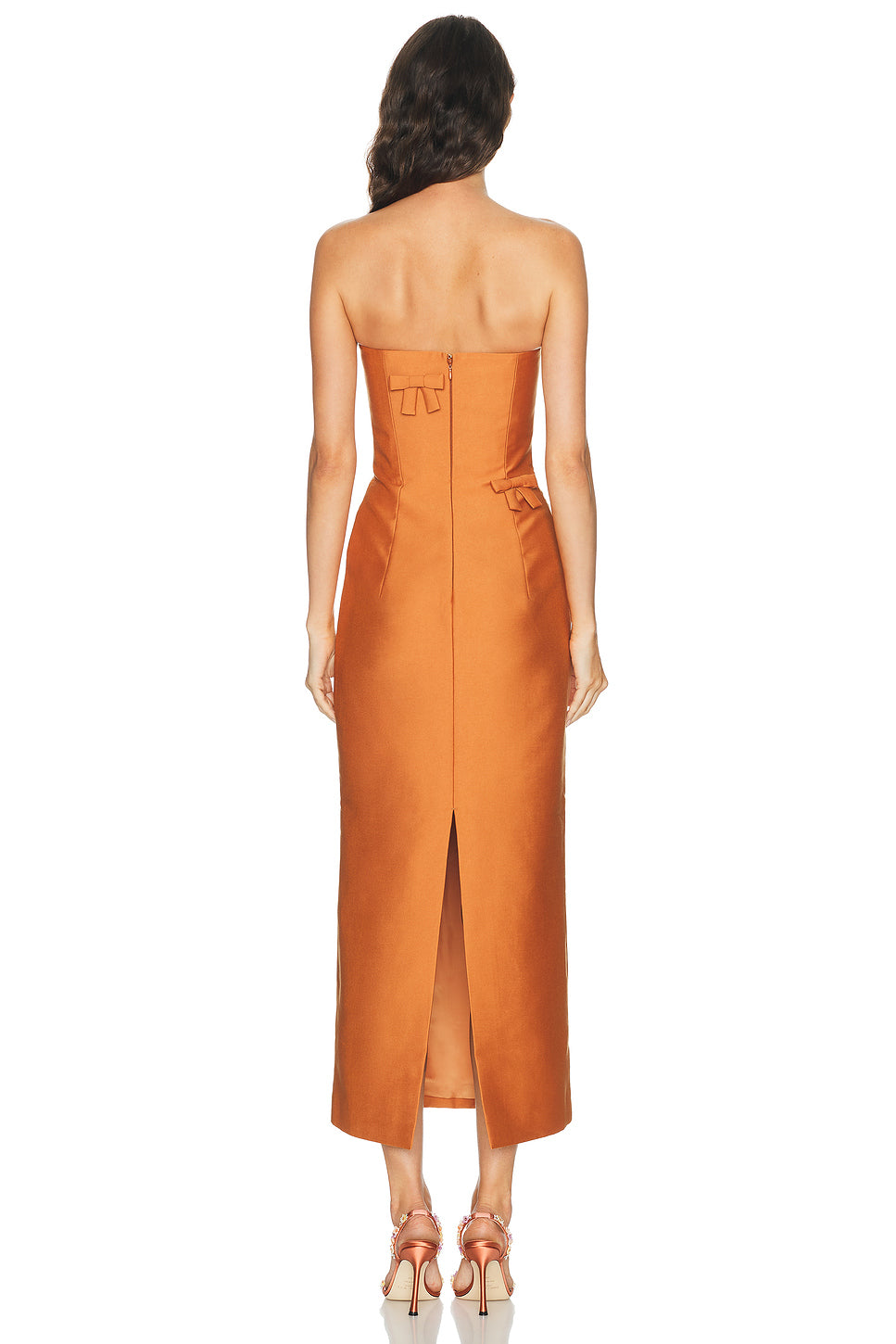 Rayna Bow Bustier Maxi Dress