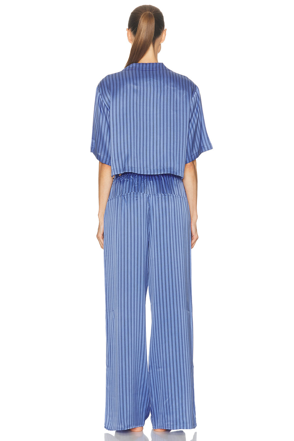 Washable Silk High Rise Pant Set