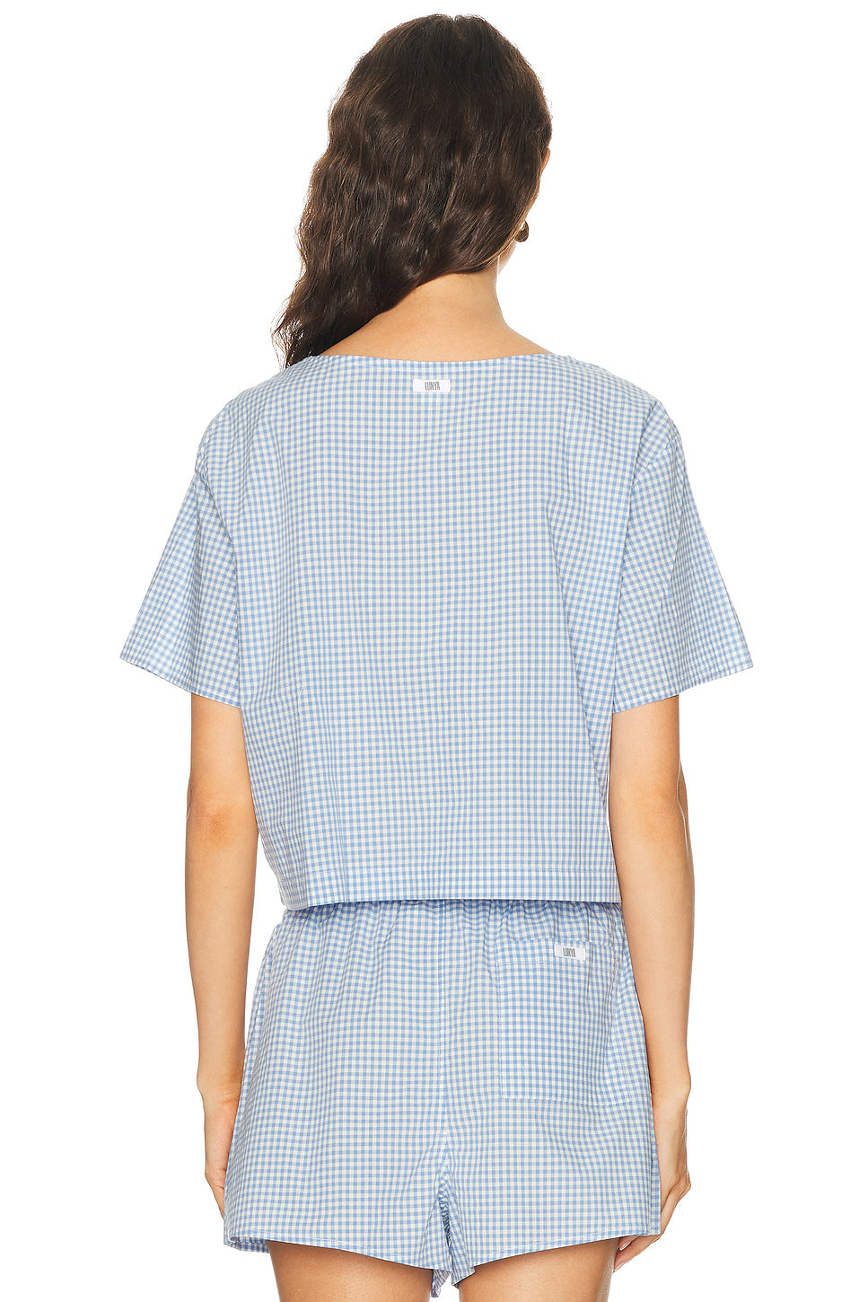 Airy Cotton Tie Front Top