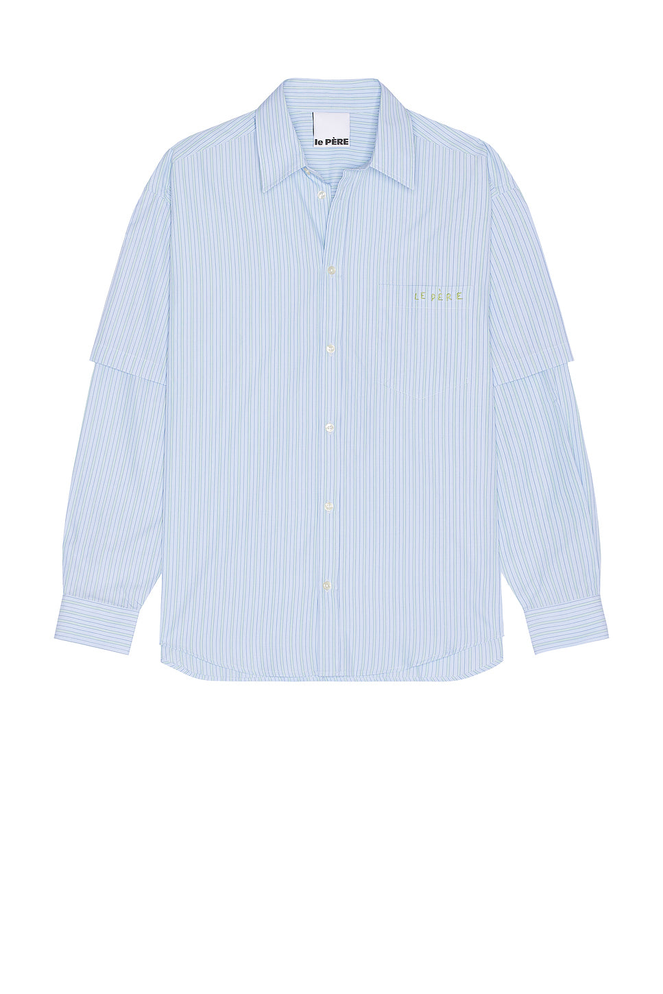 Le Pre Double Sleeve Button Down