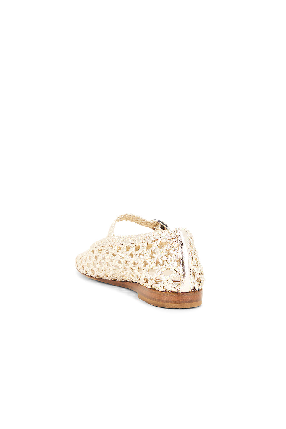 Mary Jane Woven Flat