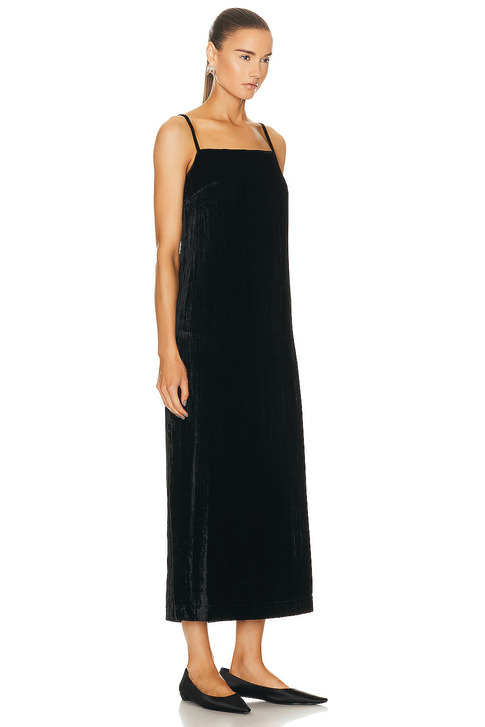 Etinas Long Velvet Dress