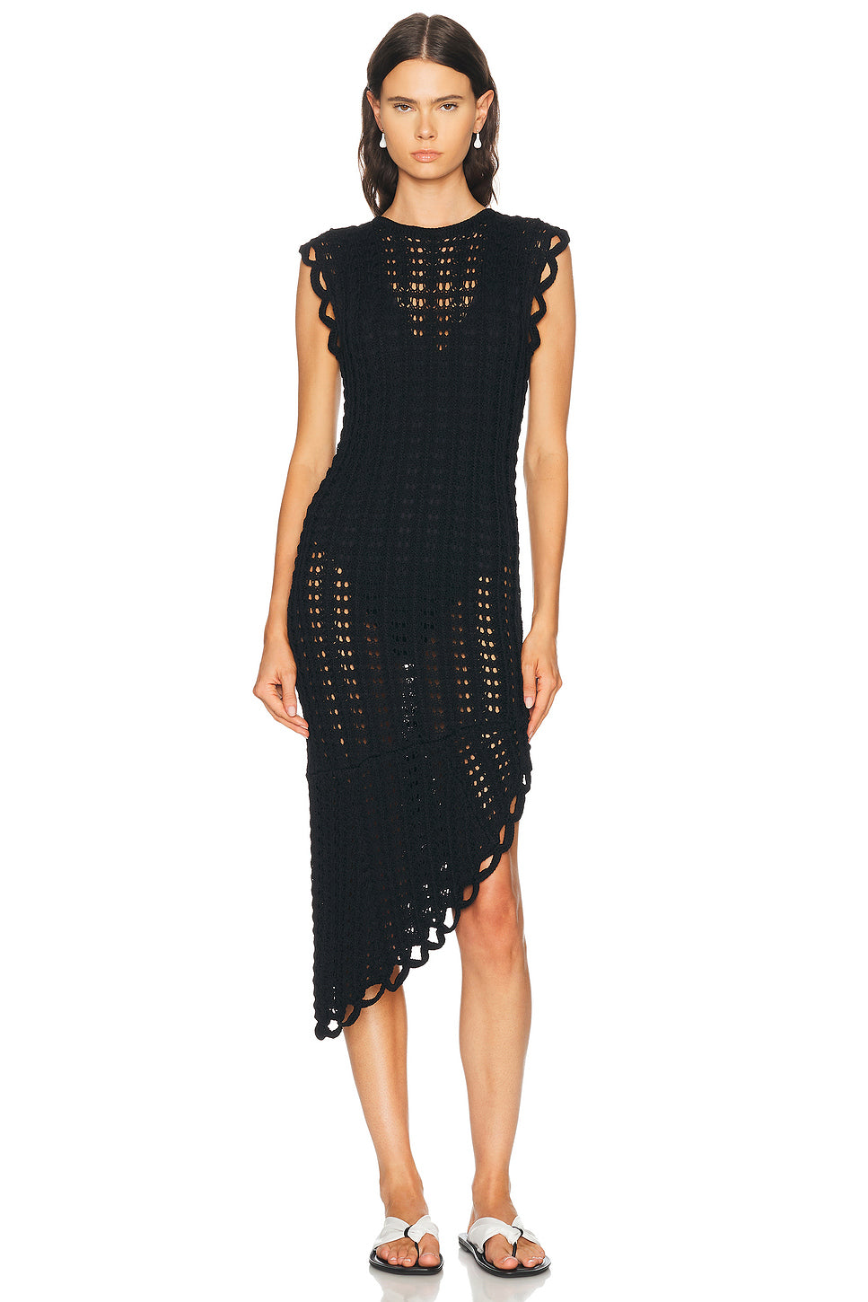 Malena Asymmetric Sleeveless Dress