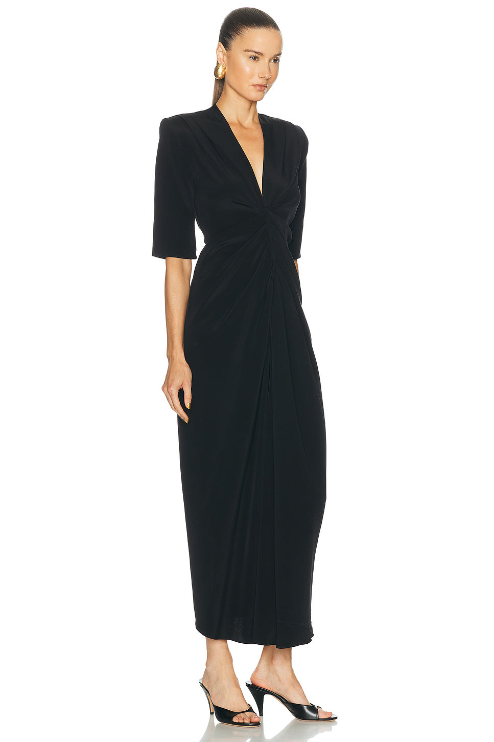 Willa Gathered Midi Dress