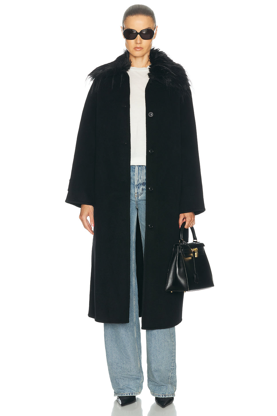 Yrsa Coat With Removable Faux Fur