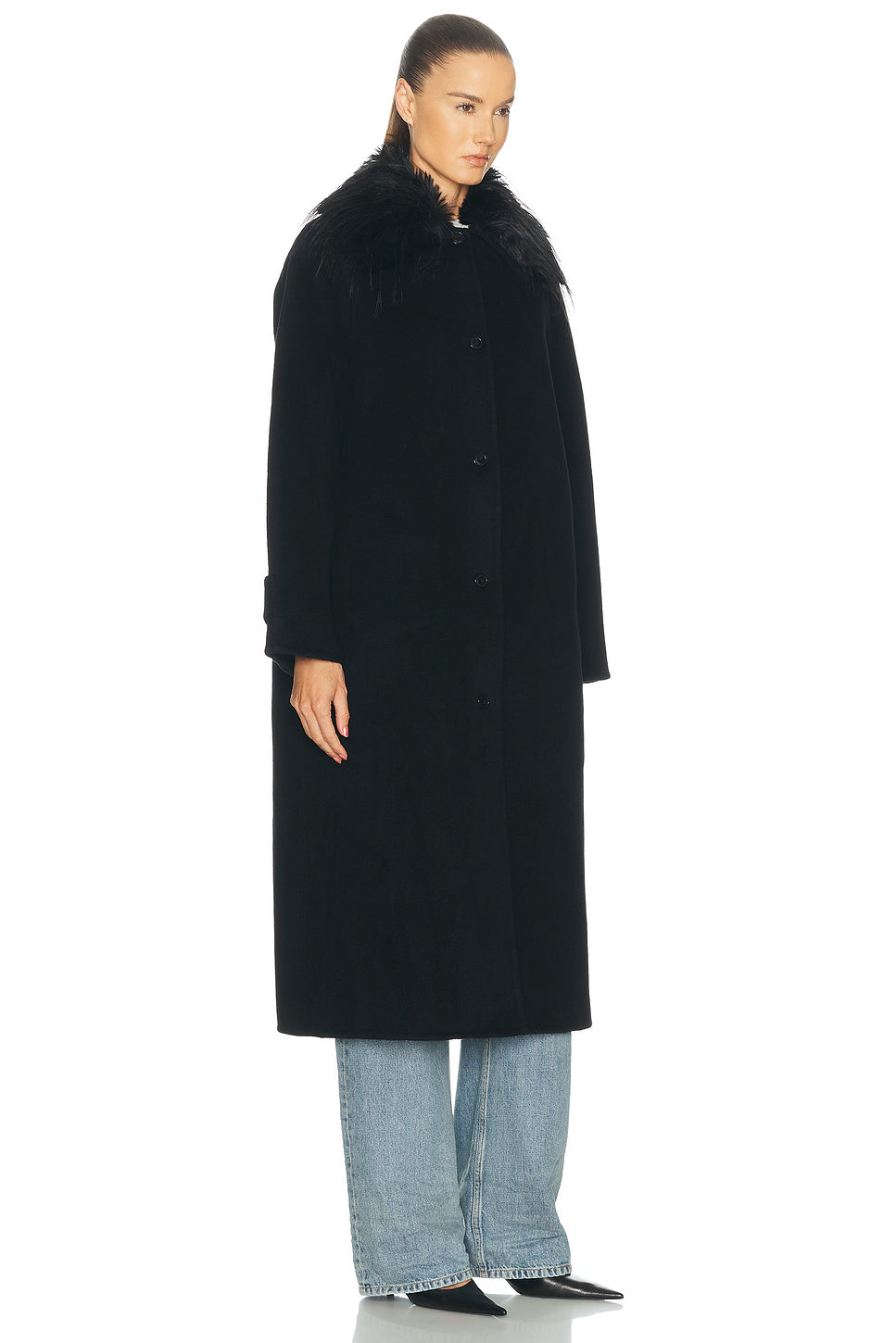 Yrsa Coat With Removable Faux Fur