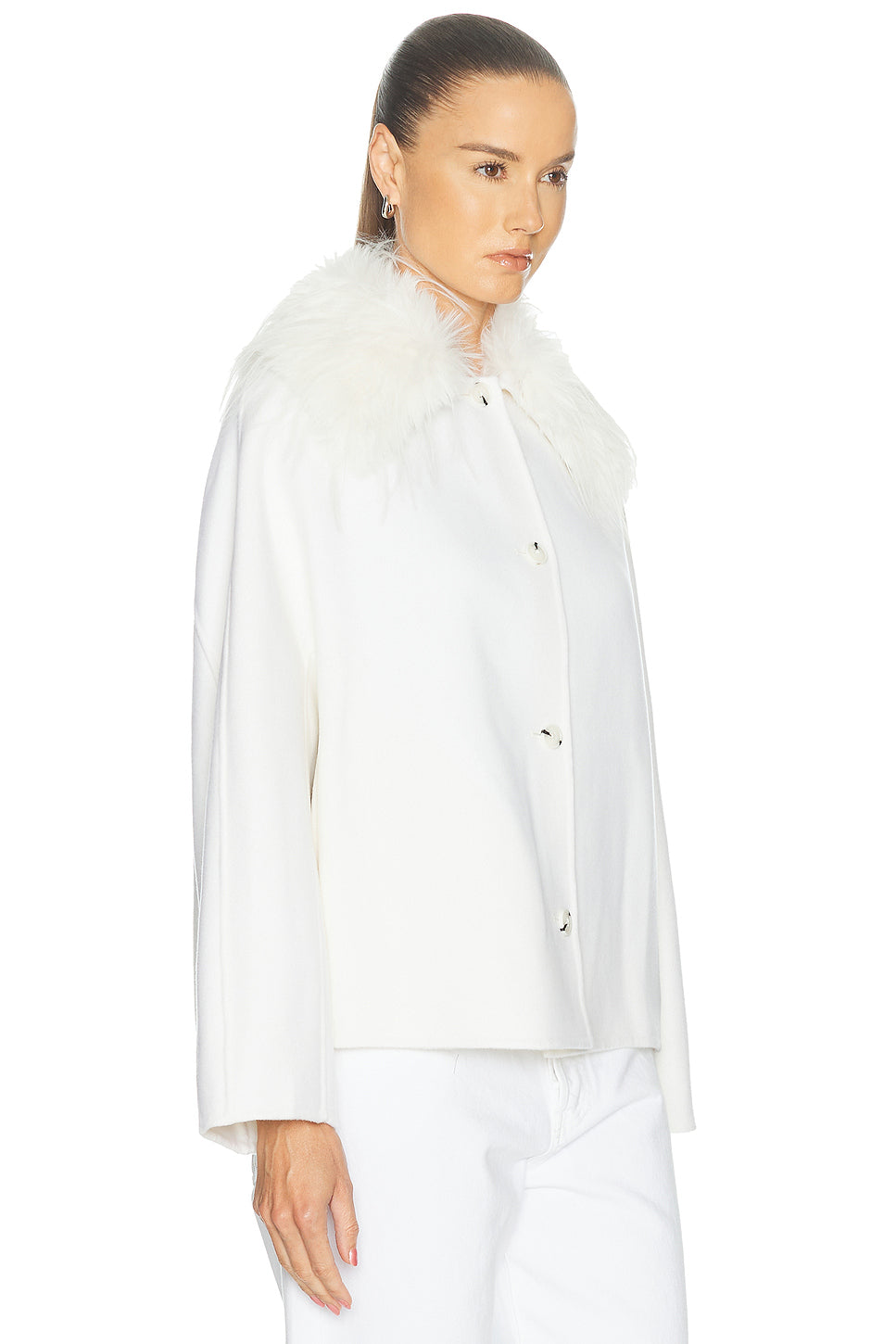 Rafe Jacket With Removable Faux Fur Collar