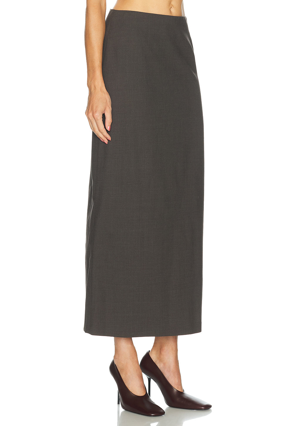 Samos Fitted Straight Maxi Skirt