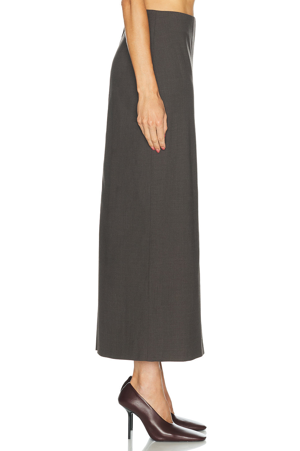 Samos Fitted Straight Maxi Skirt