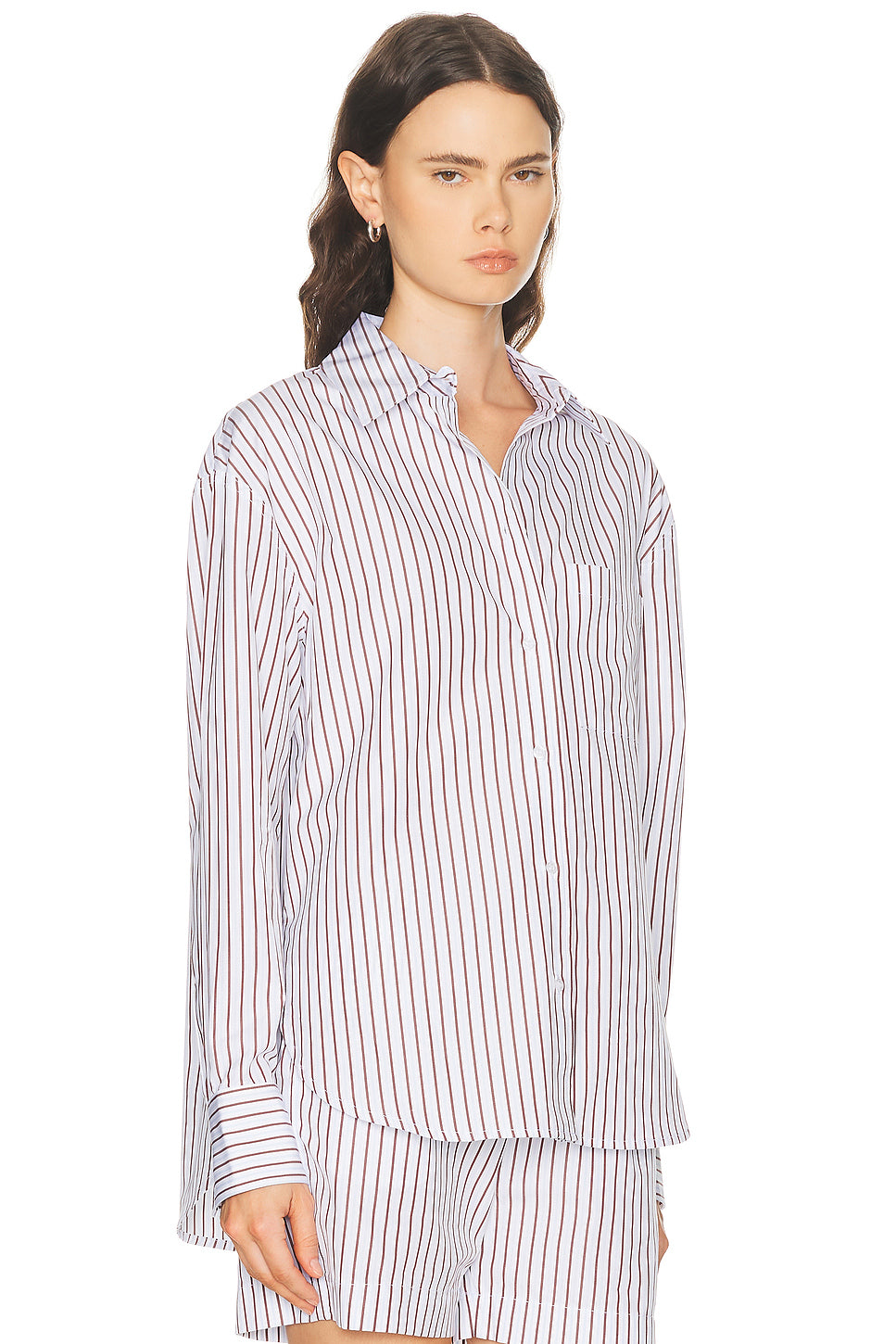 Maud Oversized Button Down Top