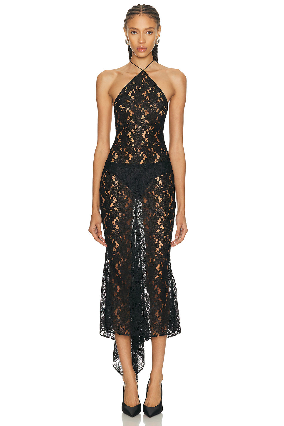 Anthonia Lace Midi Dress