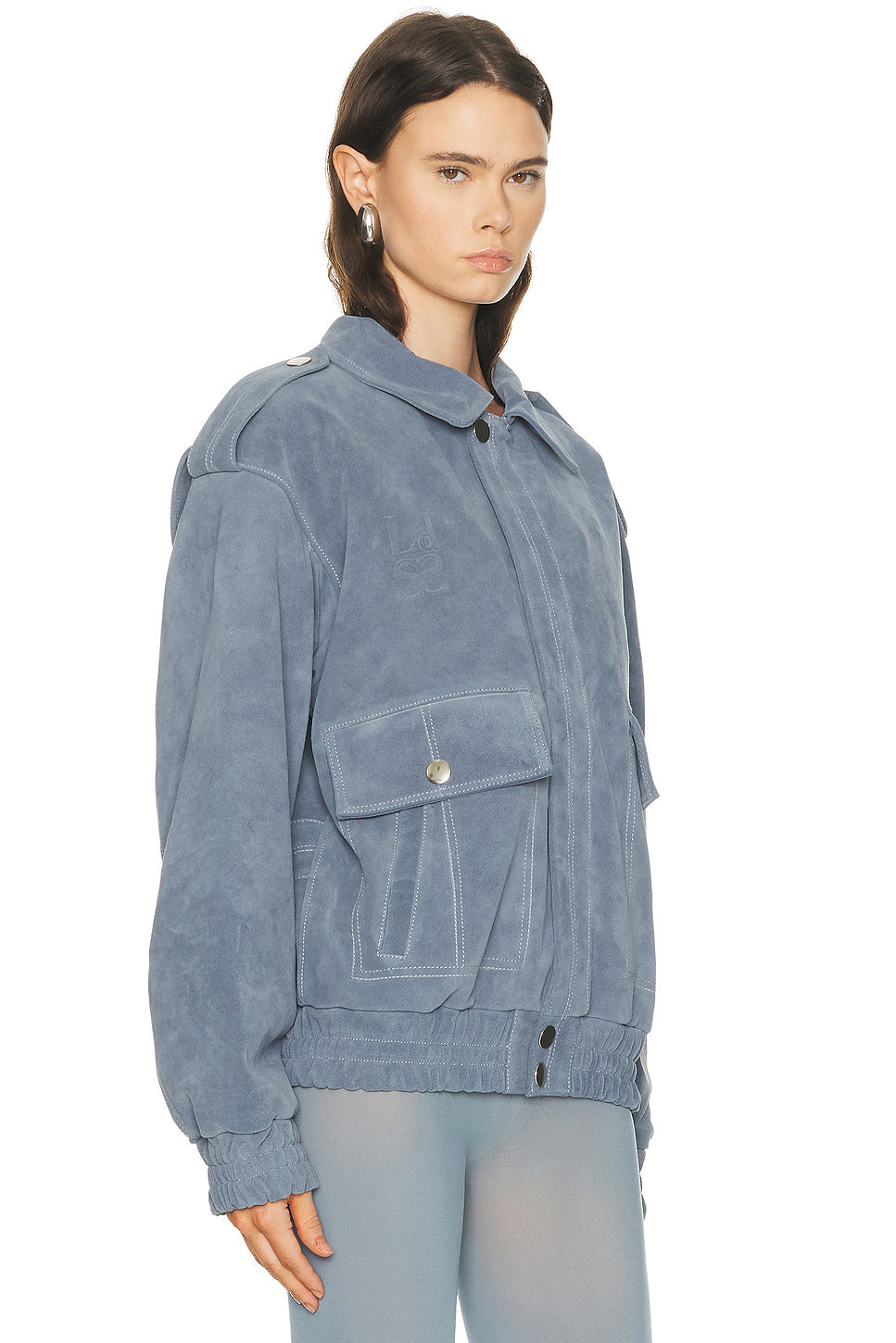 Robert Leather Bomber Jacket