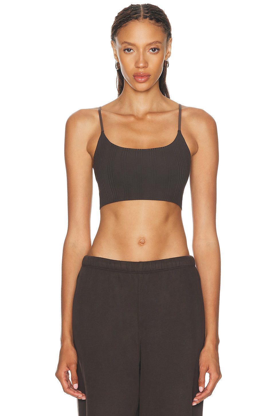 UnderEase Ribbed Bralette