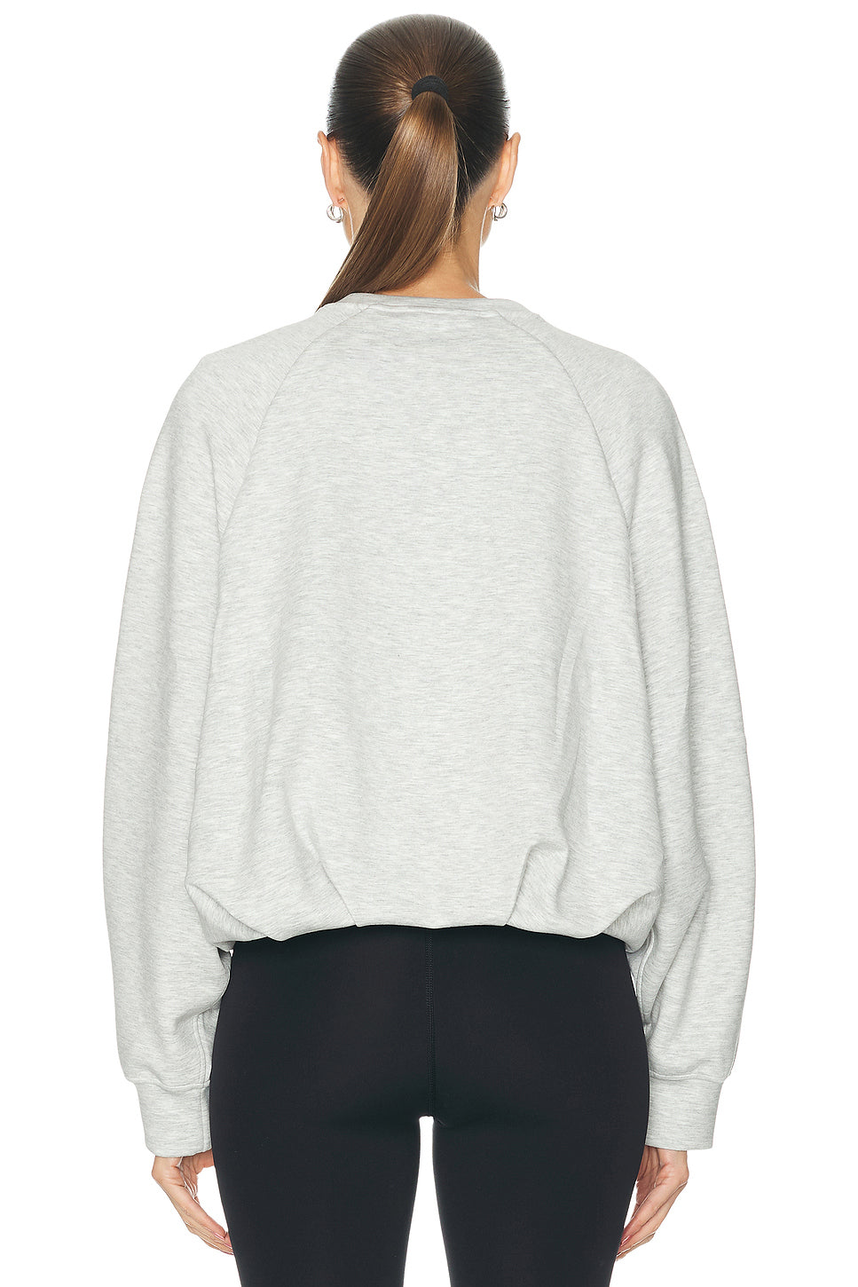 LuxeTouch Oversized Crewneck Sweatshirt