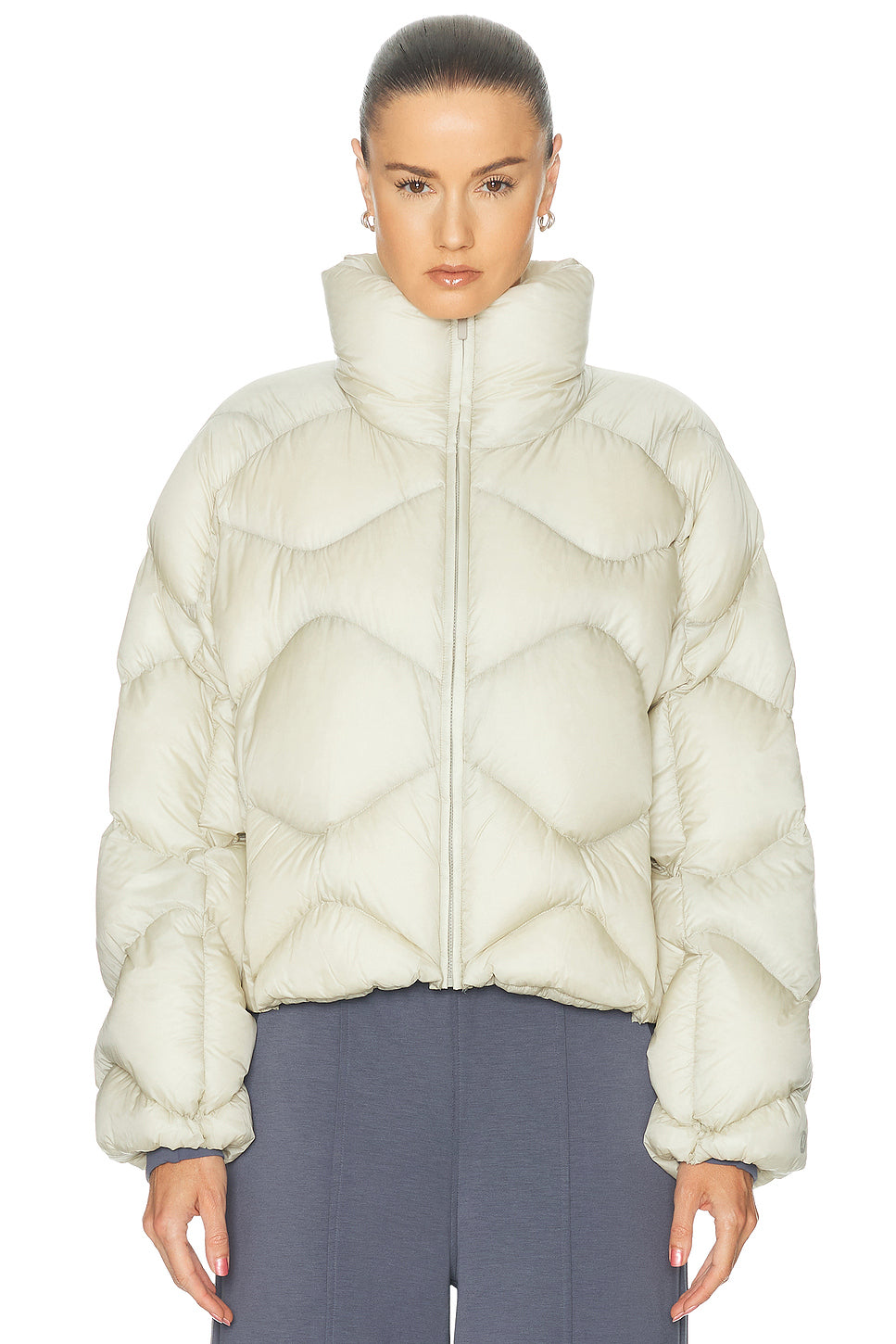 Featherweight Cropped Quilted Puffer Jacket