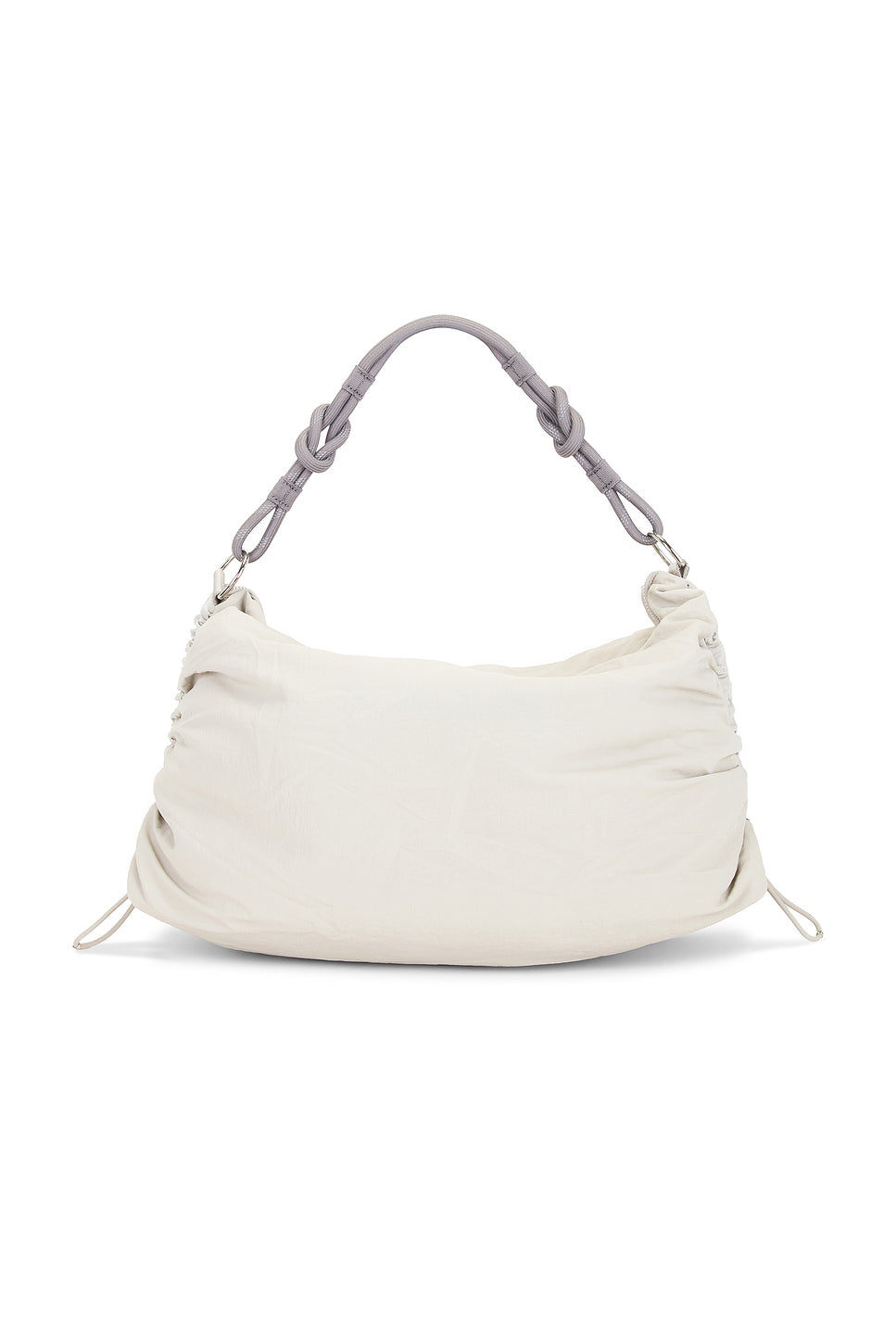 Large Convertible Ruched Crossbody Bag