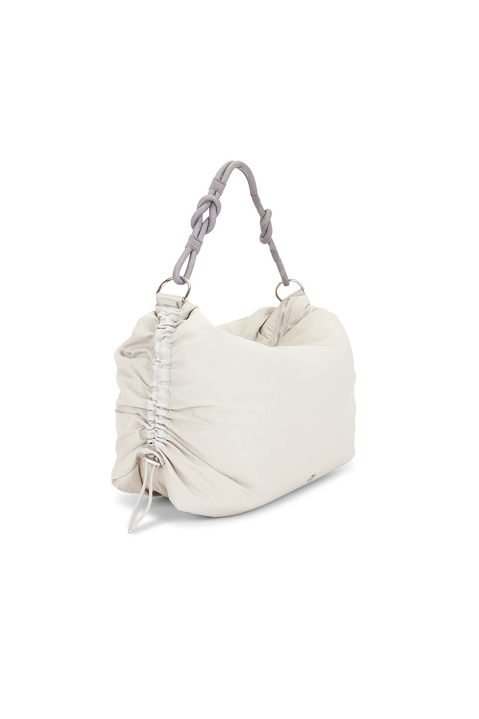 Large Convertible Ruched Crossbody Bag
