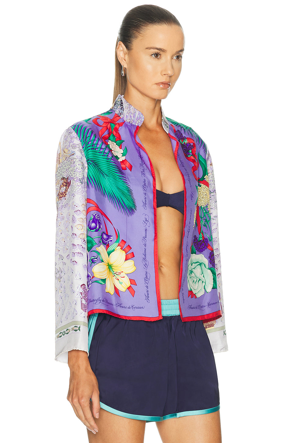 Silk Jacket without Buttons
