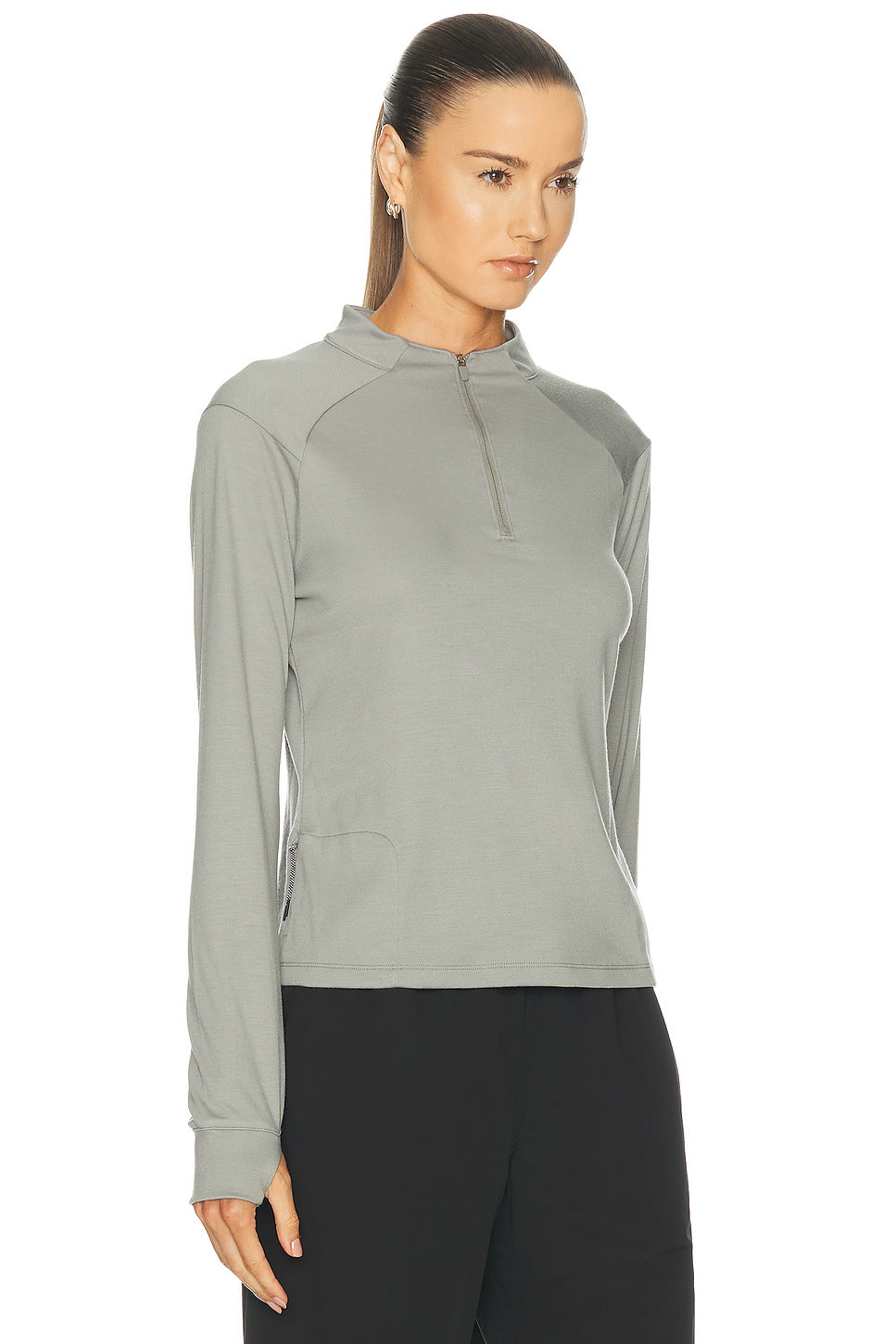 Jorie Merino Quarter Zip Jacket