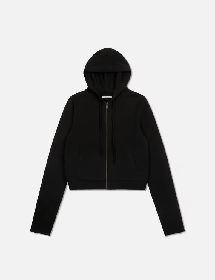 Lightweight Cropped Zip Up