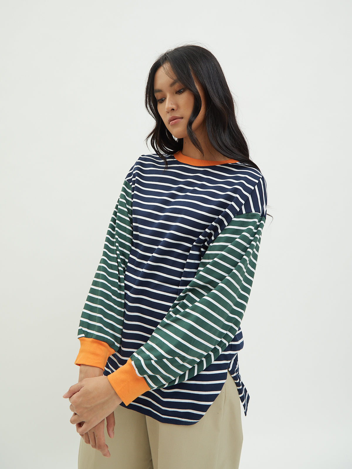 Listia Long Sleeve Oversized Tee