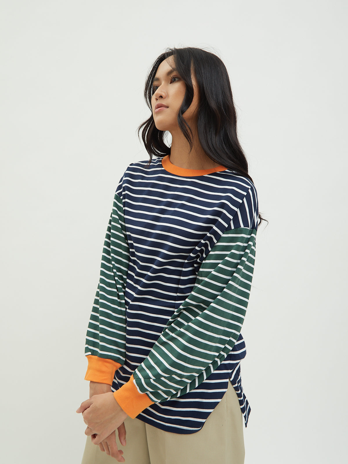 Listia Long Sleeve Oversized Tee