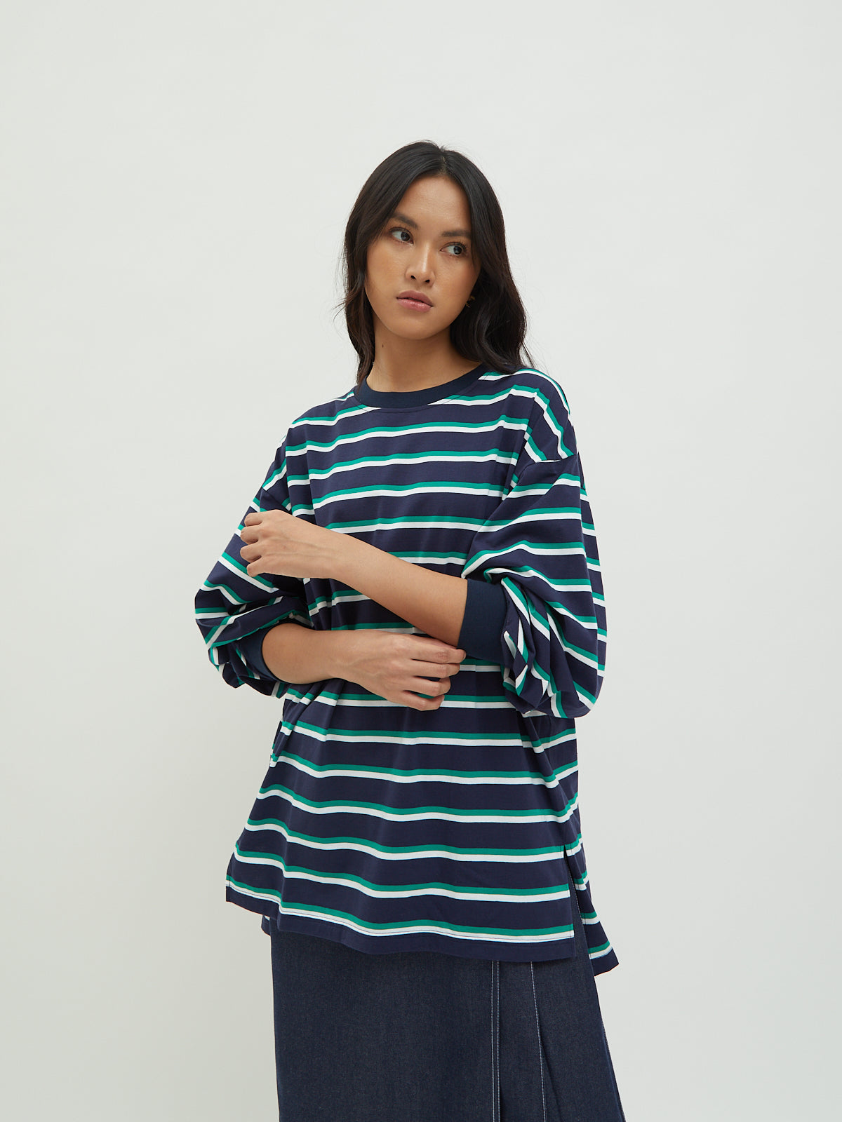 Listia Long Sleeve Oversized Tee