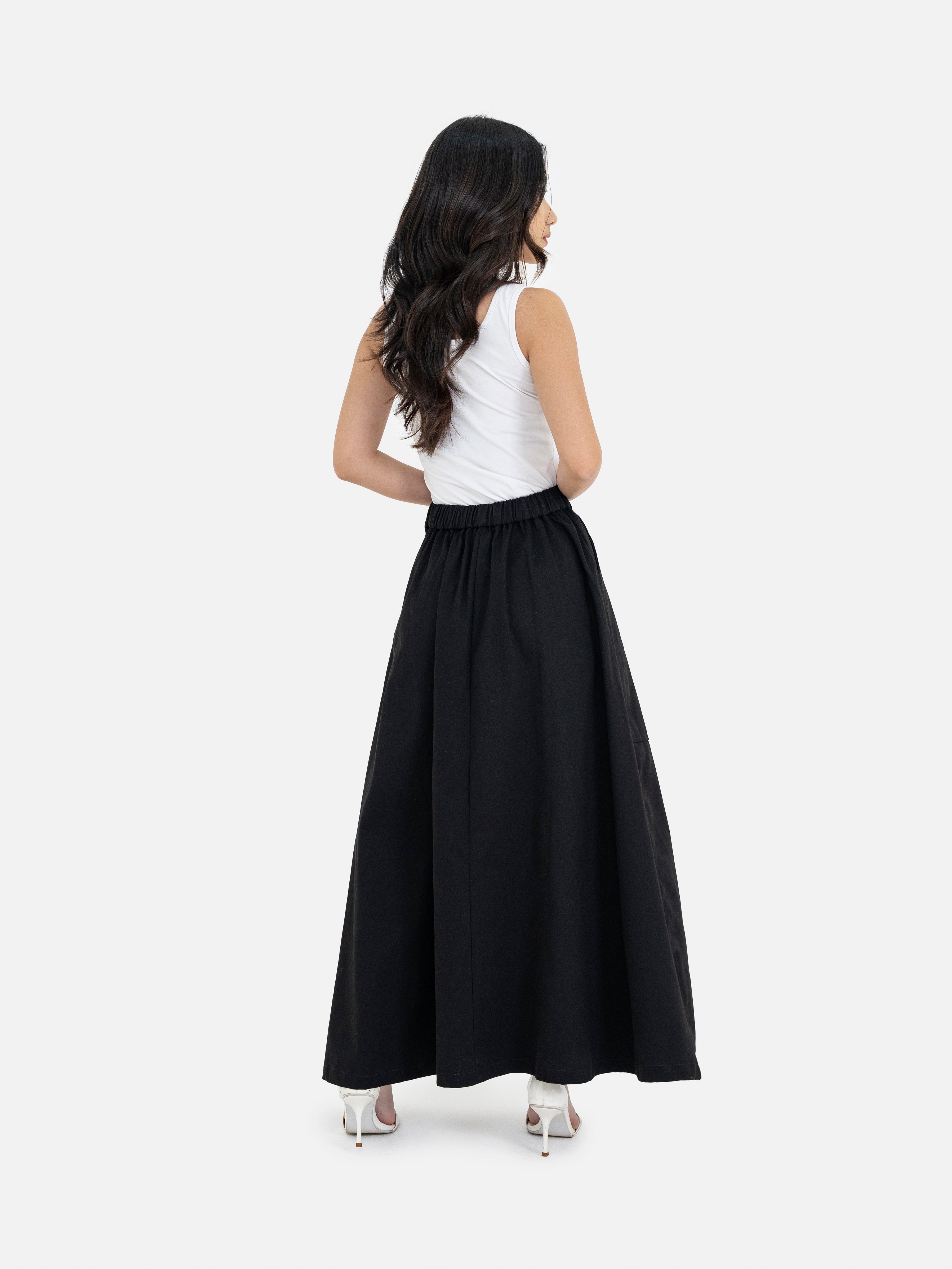 Luna Cotton Twill Skirt