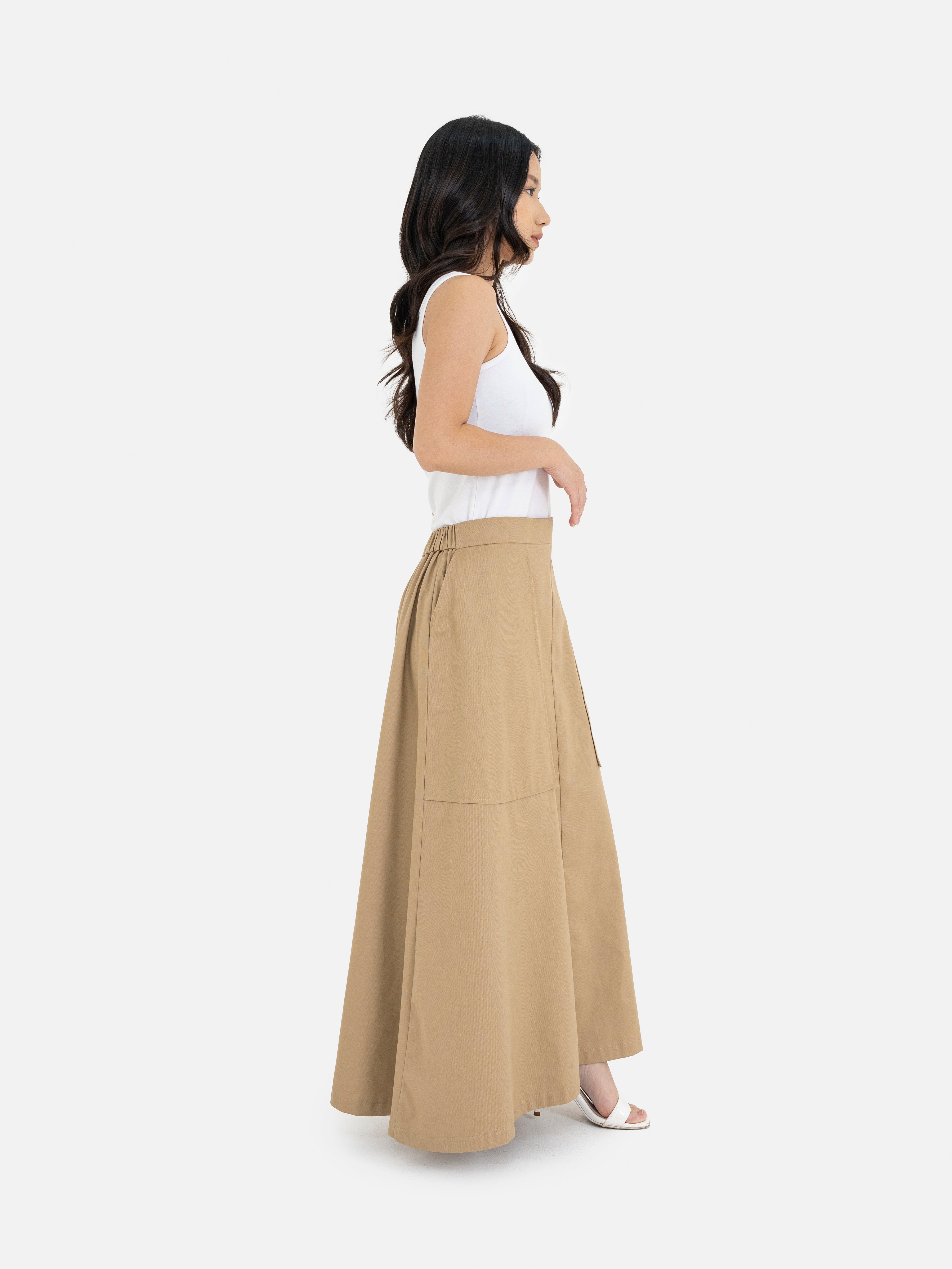Luna Cotton Twill Skirt