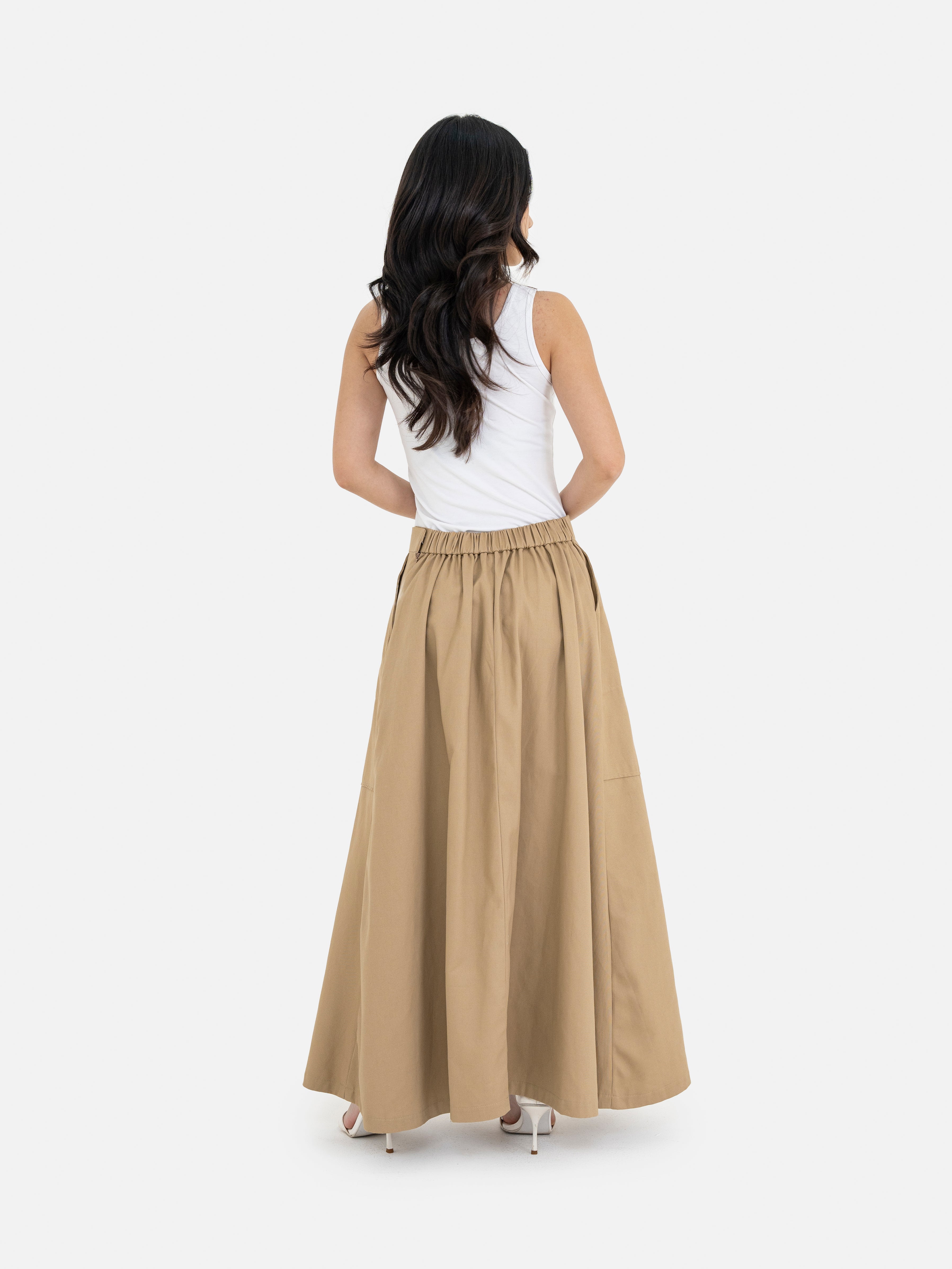 Luna Cotton Twill Skirt